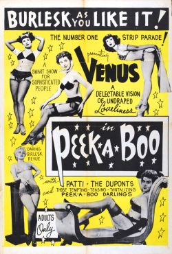 Another Burlesque movie produced in the late 40&rsquo;s; yet not released &lsquo;til 1953.. The film features a young Patti (Waggin) and Venus (Jean Smyle); and is essentially a documentary record of an actual Burlesque show as presented on the stage