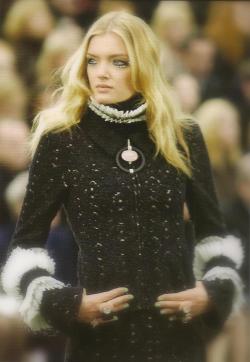 Lily Donaldson wearing Chanel Fall 2009 taken from The Worlds Most Influential Fashion Designers