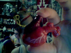 Heart is finished and glossed. Charge thingy is almost done.Dunno if I&rsquo;m going to make more of these to sell, this is taking a lot longer than I thought. 