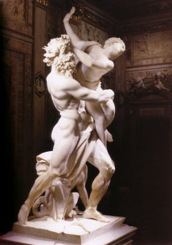 bellatrixed:  project-argus | floobin | sheisanarchy:    *Pluto and Persephone* I am having a sculpture orgasm. No, a Gian Lorenzo Bernini orgasm. What he has been able to do with marble since he was a small child, is un-friggin’-real. Looking at