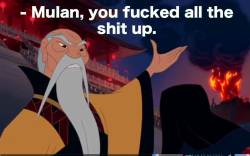 askradicalgoodspeed:  incenndio:  we-must-unite:  justtaketherunway:  chompskyhonk:  justbecauseitsinyourhead:  The essentials of Asian Dumbledore’s speech at the end of Mulan.  asian dumbledore     omg asian dumbledore  A S I A N   D U M B L E D