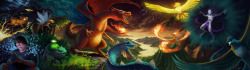 justinrampage:  With the impact that Pokemon had on R.J. Palmer’s life as a young lad, he took it into his own hands to create this amazing masterpiece. Easter Eggs:Ho-oh / Mew / Lapras / Parasect / Dugtrio Cliff Related Rampage: Princess in Repose