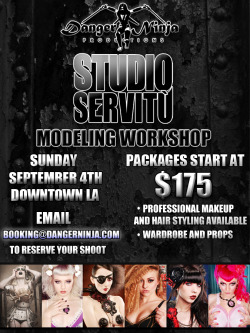 HEY L.A. - YOU&rsquo;D BETTER GET ON THIS - I&rsquo;ll be in attendance assisting with MU at this workshop, just so long as there&rsquo;s enough of you signed up :D modelmayhem.com/theresamarieMUA dangerninja:  LOS ANGELES MODELS!  SEPTEMBER 4TH! I’m