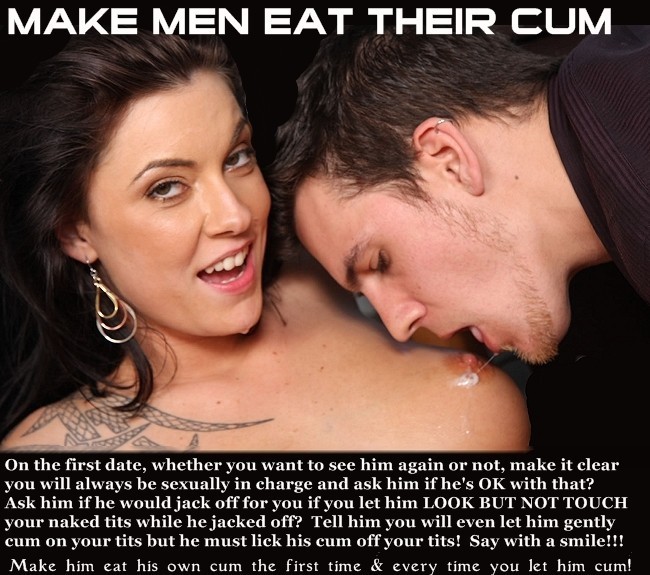 Gay men eating own cum
