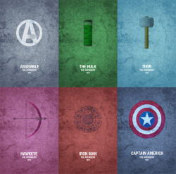 herochan:  The Avengers Film Posters - by Brenton Powell 