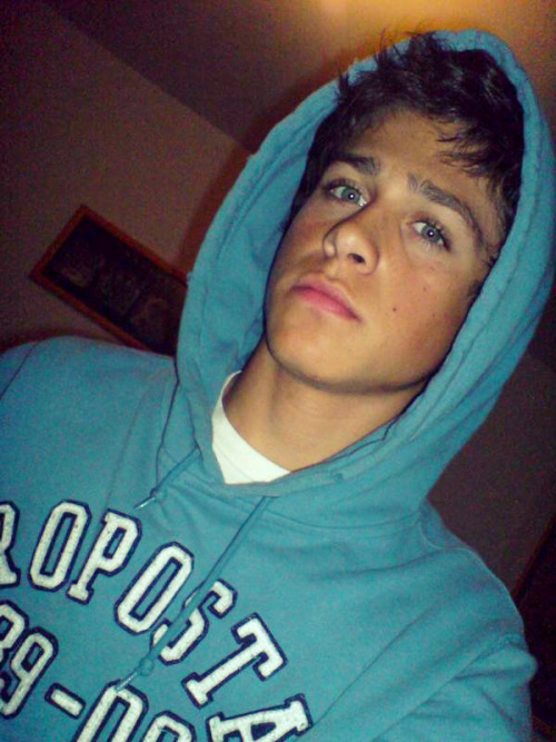 13 year old boy brown hair blue eyes