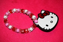 Hello Kitty kandi I made. :)