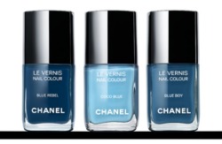 thebeautycircuit:  Chanels new polish colors are denim inspired  i love all 3 ): i want to save money so this doesn&rsquo;t really help.