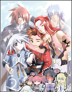banquetofmadness:  The Symphonia boys (and girls)! 