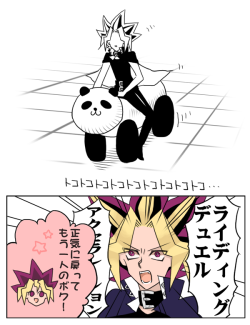 millenniumtinnyrod:  YY: RIDING DUEL ACCELER-Y:  Stop acting out of character, mou hitori no boku! 