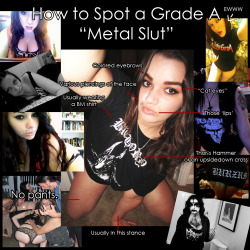 Seriously? I mean seriously? I know for a fact two of these chicks are not poser metal sluts. And i saw the original posters page before they deleted this, and yeah, I&rsquo;d say that bitch might fall under a worse category then this. I mean, if someone