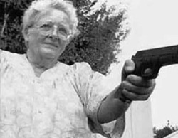 cuteys:  lupanaoflaminar:  caffeinatedfeminist:  [TW: Rape] faysbook:  serenitywarrior:  leetakeuchi:  Gun-toting granny Ava Estelle, 81, was so ticked-off when two thugs raped her 18-year-old granddaughter that she tracked the unsuspecting ex-cons down…