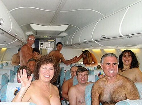 Wife mile high club naked