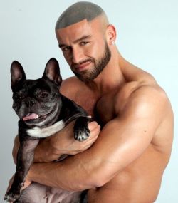 Frenchies: Francois and his French Bull Terrier&hellip;.
