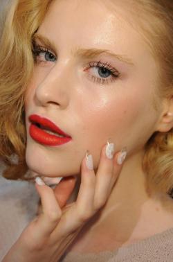 couturecourier:  Love these “Lucite Lace” nails! (via Joy Cioci Nails, New York Fashion Week S/S 2012) 