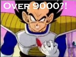 leonkevlar:   Nappa: Vegeta! What does the scouter say about his power level? Vegeta: It’s over 9000!! Nappa: WHAT!? 9000!? There’s no way that can be right!  Watching Dragon Ball Z. It’s Vegeta and Nappa vs Goku. :)) Just reliving my childhood