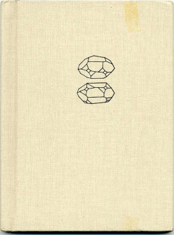 freakyfauna:  Binding illustration from Quartz by Herbert S. Zim, William Morrow and Co., NY 1981. Found here. Related previous post: Right &amp; Left Handed Quartz.  THIS IS AN AMAZING BOOK COVER, WOW WOW WOW.