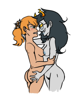 sharonabot9000:  this week in Strange Ideas Formed Over Skype, solaris and i were musing over my life me and… this happened sandra/vriska bitchsex otp can you dig it tumblr  what
