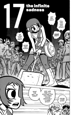 dailyscottpilgrim:  Book 3 Page 127  Can I just BE Ramona Flowers?