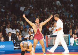 wrestlingisbest:  Greco wrestler Hamza Yerlikaya. Two time Olympic, three time World and eight time European Champion from Turkey. 