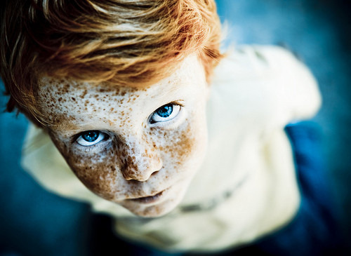 Small face ginger kid