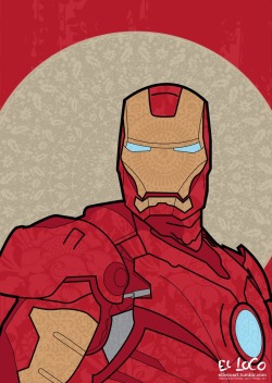 herochan:  Iron Man - by Tiago Lopes da Conceição Tumblr || Behance || Twitter || Store via: ellocoart 