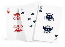 it8bit:  Space Invaders Pixel Deck  - by Alexei Lyapunov and Lena Erlikh Available for purchase at Art Levedev Studio for ป USD. via: TheAwesomer 