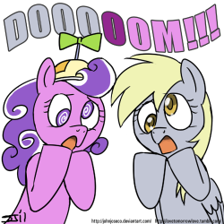 Last pic for now&hellip;. Screwball and Derpy Hooves
