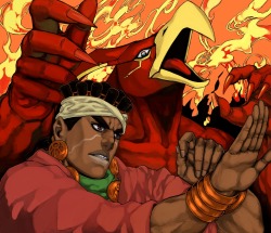 insertrupee:  It’s been ten years since I’ve known Avdol existed. Twenty years since he actually had a starring role in the manga. And he is still one of the broest characters I have ever come across. 
