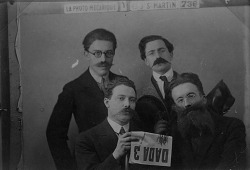 disorienteddreams:  André Breton, René Hilsum, Louis Aragon et Paul Eluard 