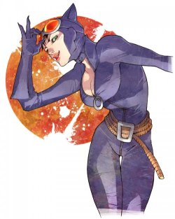 themightyclint:  Catwoman Art! 