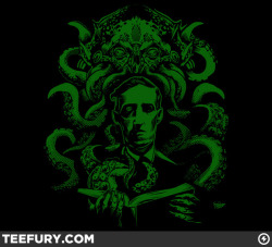 godessofhell:  Just scooped this! Bow to your ruler haha! Lovecraft! 