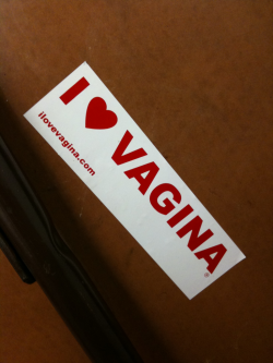 dsizebooblover:Hahahaha…random sticker found at work!!