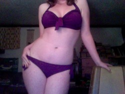 curveappeal:  Me in my new swimsuit :) For every guy out there who thinks you’re too fat, there are hundreds more waiting to fall head-over-heels in love with your wide hips, your bouncy butt, and your thunder thighs. Love yourself and others will too.