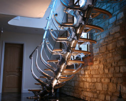 crazykidthatsme:  Spinal cord inspired staircase? 