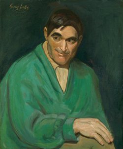 journalofanobody:  Man in a Green Sweater, by George Luks  