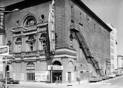 A late-60&rsquo;s period photo of the &lsquo;FOLLY Theatre&rsquo; in Kansas City, Missouri.. In 1946, popular burley-queen Jennie Lee got her start here, as a teenage chorus girl.. Amazingly, this theatre not only still exists.. But the city council has