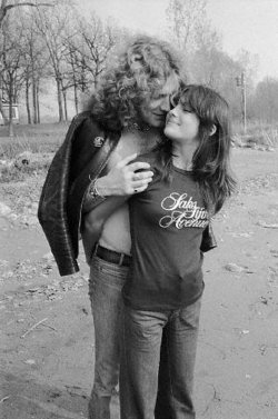 Audrey Hamilton with Robert Plant
