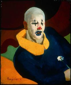 necspenecmetu:  George Benjamin Luks, A Clown, 1929 