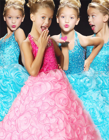 Little girl pageant dresses