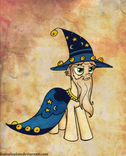 Wait&hellip; you don&rsquo;t know him? Father of the amniomorphic spell?! Gosh,  everypony needs to know something about the history of unicorn magic&hellip;Twilight Sparkle really did great job on his costume. She even got the bells right =PPrincess