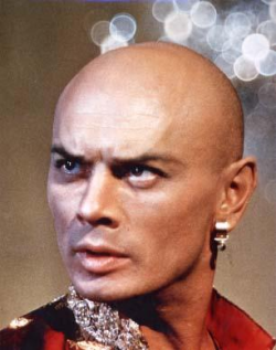killerhair:  Yul Brynner Yul Brynner masked much of his life in mystery and outright lies designed to tease people he considered gullible. Sometimes he claimed that he was part-Japanese, that his birth name was  Taidje Khan and that he hailed from the