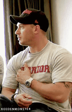  TOM HARDY taken from Vanity Fair interview with Joel Edgerton and Tom Hardy at Comic Con 2011 