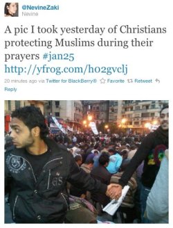 danedict-whishbach:  pastellicpyro:  nathoyt:  kiltcladjakeenglish:  indygogo:  tom-aiac:  thesongwhispers:  peskytimepirate:   world-realities:  ‘Christian or Muslim, We Are All Egyptians’ - Christians form a human chain around Muslims to protect