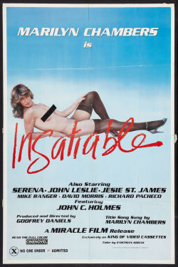 Insatiable, 1980, one sheet, style B