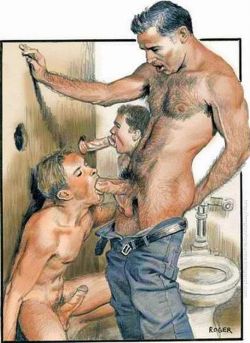 The good old days of the glory holes.