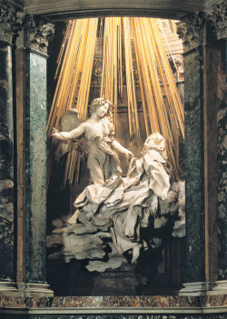 iloveclassicart:The Ecstasy of Saint Therese by Gian Lorenzo Bernini