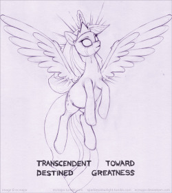 I&rsquo;ve always liked the idea of Twilight eventually maturing in her magic and potential to become a young alicorn. Why else would Celestia choose her as her personal student? She even said she&rsquo;d never seen anyone else with such power waiting