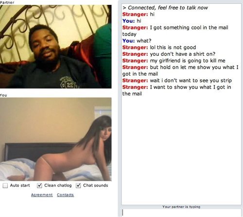 Wow omegle girl strips