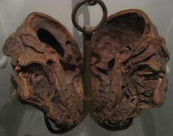 whensatanruleshisworld:  The mummified head of Peter Kürten. The Vampire of Dussseldorf. “After my head has been chopped off, will I still be able to hear, at least for a moment, the sound of my own blood gushing from my neck? That would be the pleasure